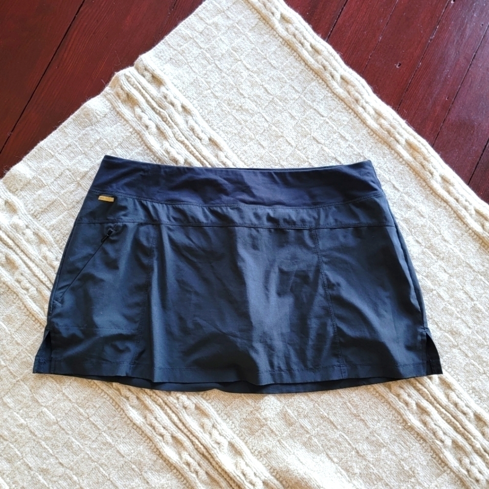 Lole Black Mini Skirt Skort size XL Golf Tennis Hiking Gym